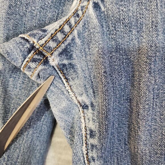 Vtg Abercrombie & Fitch 1892 Jeans Womens 8R Blue Straight Leg Denim - Picture 9 of 13